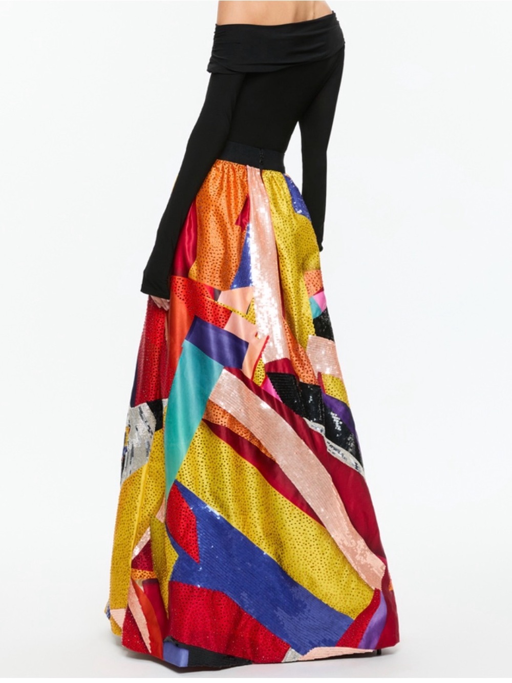 A+O X TOM WESSELMANN TINA EMBELLISHED BALLGOWN SKIRT - Picture 3 of 4